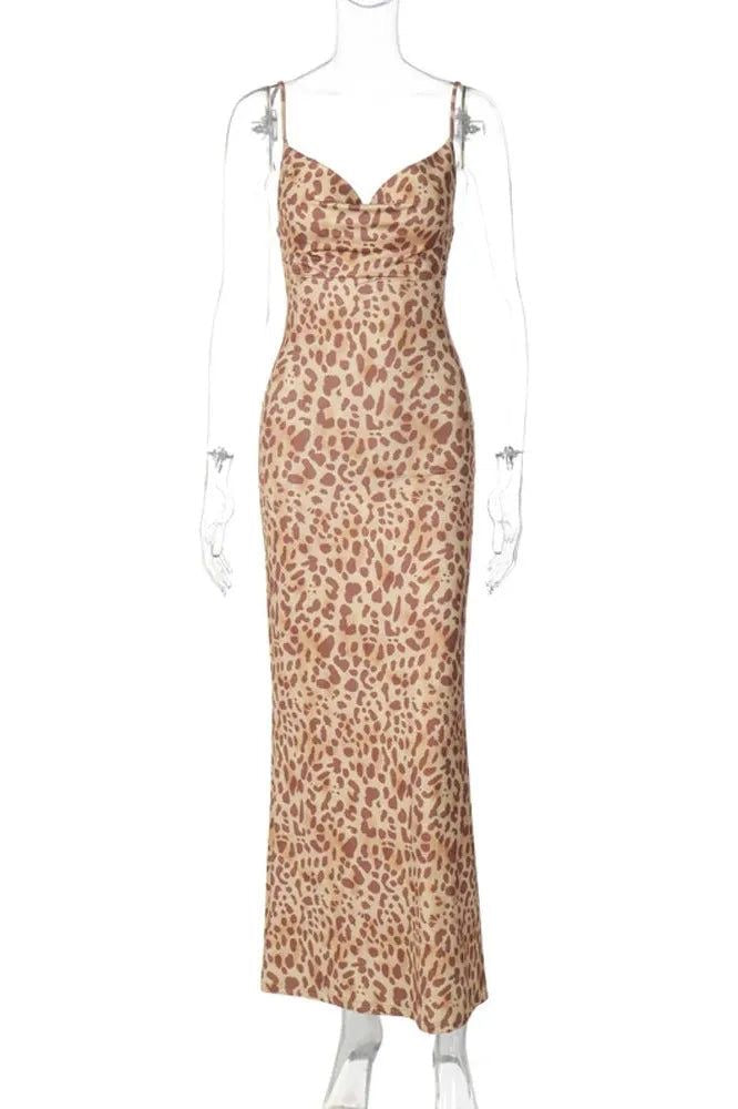 Vintage Leopard Dress