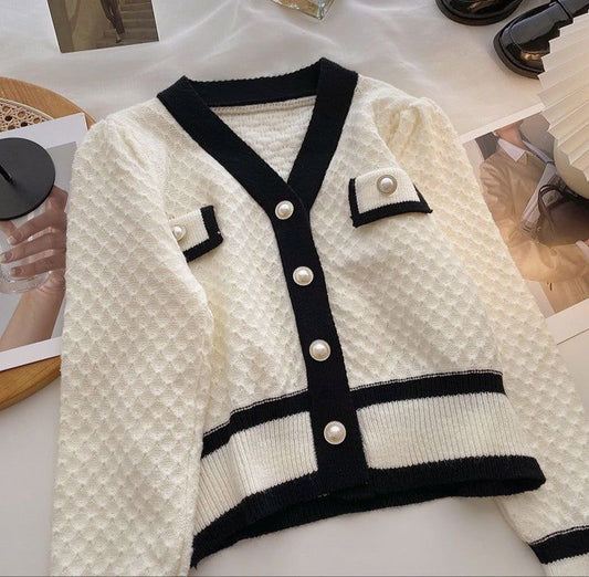 French Knitted Cardigan